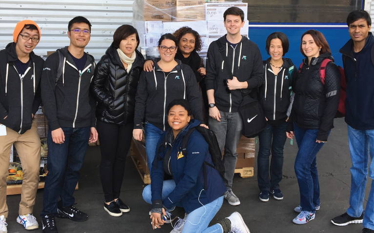 MyVest Volunteers at SF-Marin Food Bank