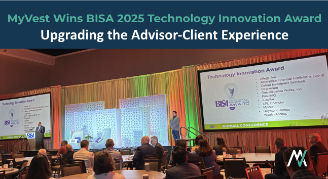 MyVest Wins BISA 2025 Technology Innovation Award