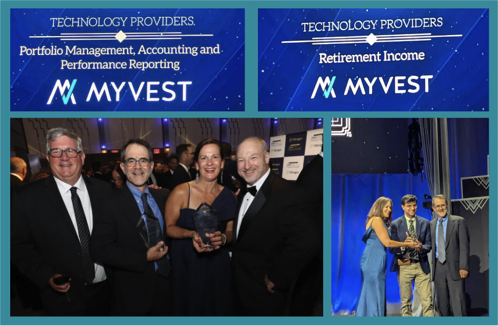 MyVest Wins Two 2024 Wealthies Awards for Portfolio Transitions and for Retirement Income